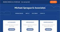 Desktop Screenshot of michaelspragueinsurance.com